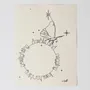 Gifts - Correspondence card 12.5x16.6cm HANDMADE PAPER - COSETTE ET LES LYS