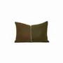Fabric cushions - ESPRESSO cotton cushion cover 40x60 cm - BED AND PHILOSOPHY