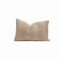 Fabric cushions - CROWN crochet cotton cushion cover 40x60 cm - BED AND PHILOSOPHY