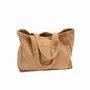 Sacs et cabas - Sac cabas en velours côtelé VOLT 35x45x17 cm - BED AND PHILOSOPHY