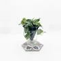 Vases - Clay pot -NOMADE BLUE PETROL- design - 3D auto-irrigating - COMMON PLACE