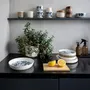 Platter and bowls - Lapin Kukka Pie Dish Blue 25 cm - PENTIK