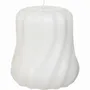 Bougies - Bougie Myrsky Blanc 15x12 cm - PENTIK