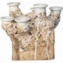 Candles - Kaamoskivi Candle Holder Six branches White - PENTIK