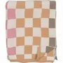 Linge - Couverture Ruutu Rose 130x170 cm - PENTIK