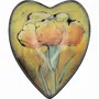Everyday plates - Huvila Studio Heart Bowl Yellow 18x22 cm - PENTIK