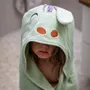 Autres linges de bain - Serviette à capuche Heppa Vert clair 73x73 cm - PENTIK