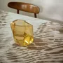 Floral decoration - Lohkare Glass Vase Yellow 18x17 cm - PENTIK