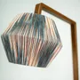 Lampadaires - Lampadaire artisanal en métal (corde en coton) - FORADA HOME & STYLE