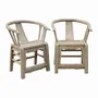 Chairs - Unique pair of old Chinese horseshoe chairs - PAGODA INTERNATIONAL