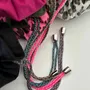 Cadeaux - Sac à bijoux avec cordon fuchsia/olive - LIPP