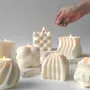 Bougies - Bougie sculpturale - Boîte cadeau dorée - WOOSM