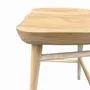 Tabourets - Tabouret de bar en Teck avec assise ergonomique. assise 75 - BALINAISA
