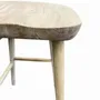 Tabourets - Tabouret de bar en Teck avec assise ergonomique. assise 75 - BALINAISA