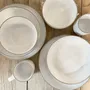 Assiettes au quotidien - BRUSH Cloud Dinner Plate Set of 4 - RECLAYM HOME