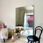 Miroirs - Très grand miroir pleine longueur avec cadre blanc (130 x 220 cm) - SCANDINAVIAN GLASSFACTORY