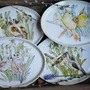 Plats et saladiers - Assiettes ovales en porcelaine artisanale - JANE AND MERY