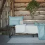 Fabric cushions - Dip & Dye TALC cotton cushion cover 40x60 cm - BED AND PHILOSOPHY