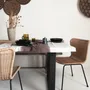Table cloths - TANDORI Dip & Dye cotton mini tablecloth 100x100 cm - BED AND PHILOSOPHY