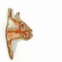 Accessoires de déco extérieure - Portrait de chat à accrocher au mur - SABMULLER CERAMICS