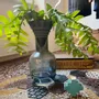 Vases - Clay pot -NOMADE BLUE PETROL- design - 3D auto-irrigating - COMMON PLACE