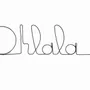 Other wall decoration - Wire Wall Decor " Ohlala! ” - to pin - BIJOUX DE MUR