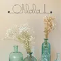 Other wall decoration - Wire Wall Decor " Ohlala! ” - to pin - BIJOUX DE MUR