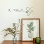 Other wall decoration - Fleur de Lotus - "Amour" - Décoration murale en fil de fer - BIJOUX DE MUR