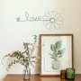 Other wall decoration - Daisy Flower - "Love" - ​​Wire Wall Decoration - BIJOUX DE MUR