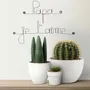 Other wall decoration - Father's Day\” Dad I love you\” - in Wire - BIJOUX DE MUR