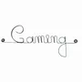 Other wall decoration - Wire Wall Decoration " Gaming ” - to pin - Wall Jewelry - BIJOUX DE MUR
