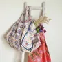 Bags and totes - Amalfi large shopping bag in blockprinted kantha - one-of-a-kind - MAISON LILO