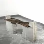 Benches - Concrete and Chestnut Wood Bench [FRAGMENT] - CASE STUDIOS