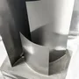 Floor lamps - Sculptural Concrete and Stainless Steel Standing Light [ESSENZ] - CASE STUDIOS