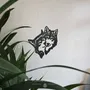Paintings - Painting - Husky Wolf Couple - POMME DES BOIS