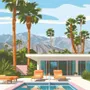 Poster - Dream Villas Collection - BLUE SHAKER