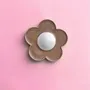 Bijoux - bijou broche CLAP - TWIGGY MOCHA MOUSSE - CLAP PARIS