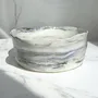 Everyday plates - B&W porcelain dinnerware - CECILE GASC PORCELAINE