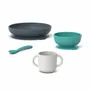 Repas pour enfant - Coffret Repas Bébé en Silicone Premium - Lagoon - EKOBO