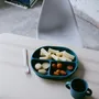 Repas pour enfant - Assiette compartimentée en silicone - Blue Abyss - EKOBO