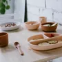 Repas pour enfant - Assiette compartimentée en silicone - Blush - EKOBO