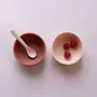Children's mealtime - Suction Bowl Set - Blush / Terracotta - EKOBO