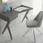 Chairs - Swivel steel Dining table chair - ANGEL CERDÁ