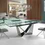 Chairs - Swivel steel Dining table chair - ANGEL CERDÁ