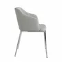 Chairs - Gray fabric upholstered Dining table chair - ANGEL CERDÁ