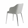 Chairs - Gray fabric upholstered Dining table chair - ANGEL CERDÁ