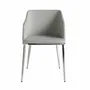 Chairs - Gray fabric upholstered Dining table chair - ANGEL CERDÁ