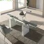 Chaises - Chaise de table à manger rembourrée en tissu gris - ANGEL CERDÁ
