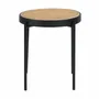 Tables basses - Table d'angle ronde en rotin - ANGEL CERDÁ