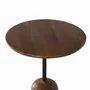 Tables basses - Table d'appoint circulaire en bois de manguier - GINER Y COLOMER